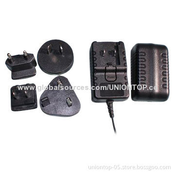 6W 12V 0.5A Interchangeable universal travel adapter with good-quality